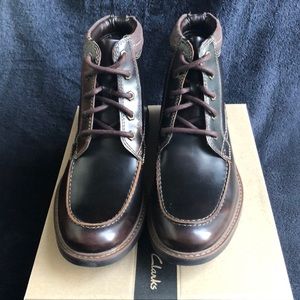 Clarks Dark Brown lace up boot